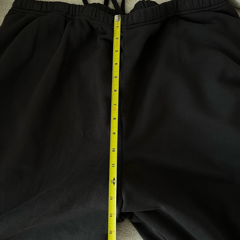SKIMS mens classic jogger XL black dark grey French terry sweatpants 100% cotton - Picture 11 of 12